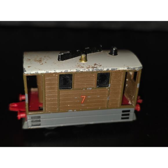 TOBY #7 the TRAM Engine Train Thomas & Friends ERTL Diecast Metal 1989 Vintage - Picture 4 of 7